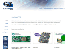 Tablet Screenshot of cstelectronics.co.za